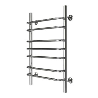 Полотенцесушитель водяной AZARIO FERRARA AZ09158 500/800 7 секций, нижнее/диагональное подключение, 1/2, хром